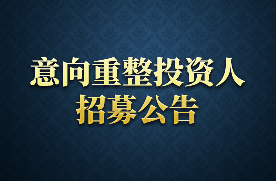 意向重整投资人招募公告 | 东莞市丽城假日酒店有限公司